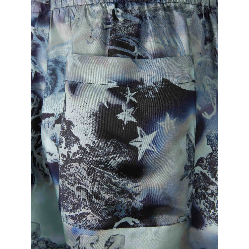 Off-White Blue Shorts - Bermuda Shorts Men OFF-WHITE