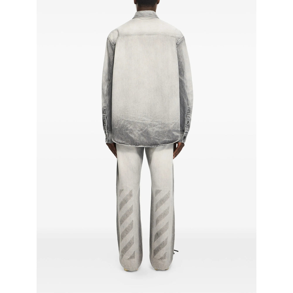 Off-White Grey Denim - Slim-Fit Jeans Men OFF-WHITE