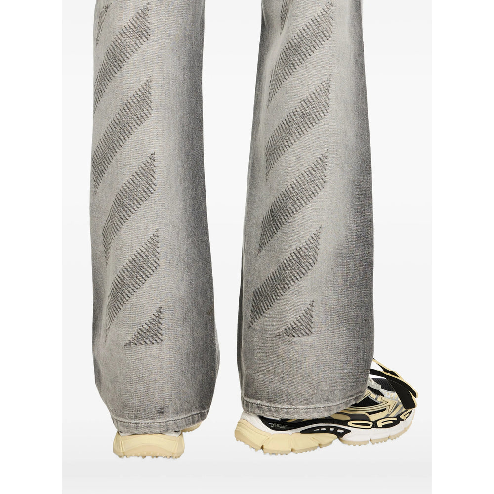 Off-White Grey Denim - Slim-Fit Jeans Men OFF-WHITE