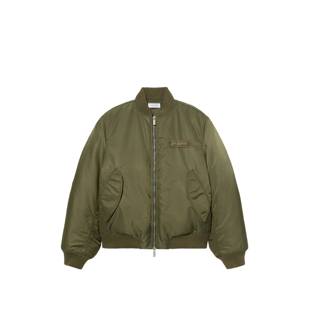 Off-White Green Jackets - Bomber Jackets Women OFF-WHITE