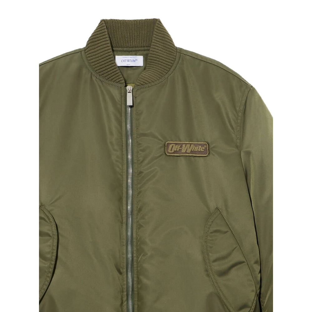 Off-White Green Jackets - Bomber Jackets Women OFF-WHITE
