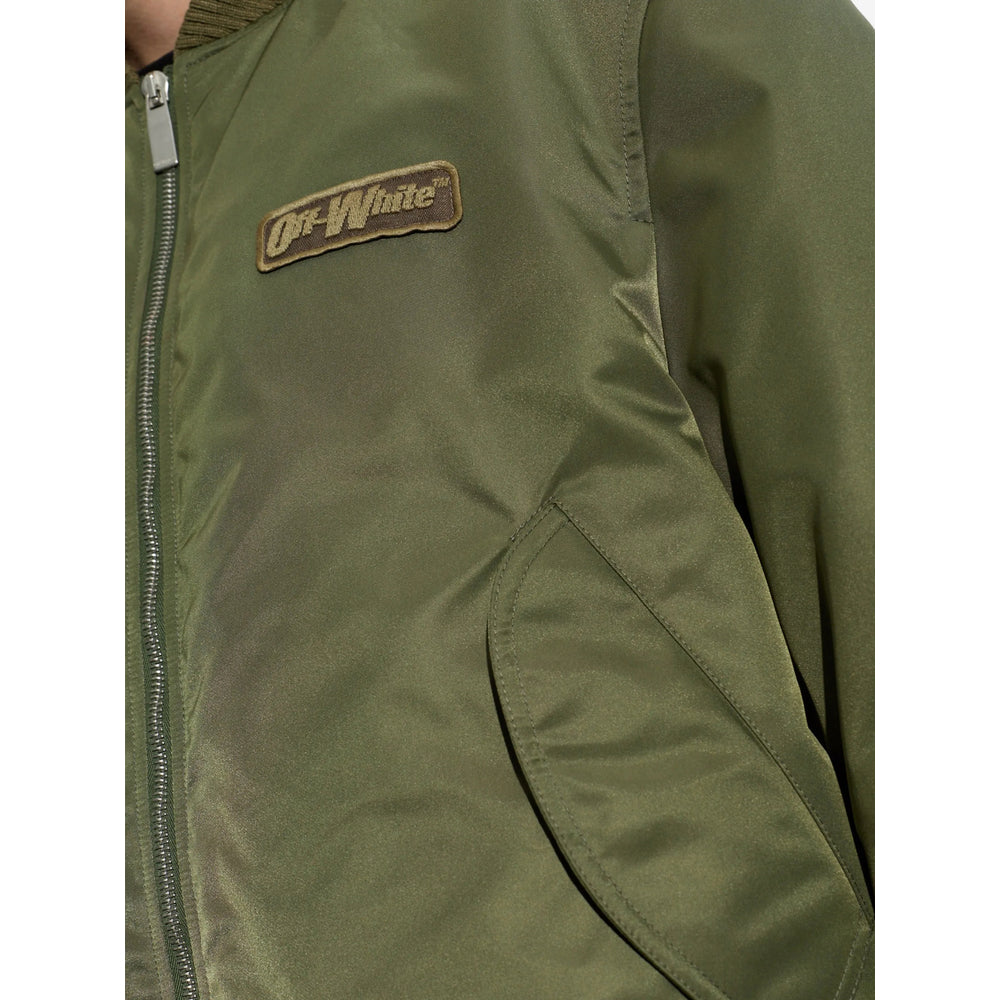 Off-White Green Jackets - Bomber Jackets Women OFF-WHITE