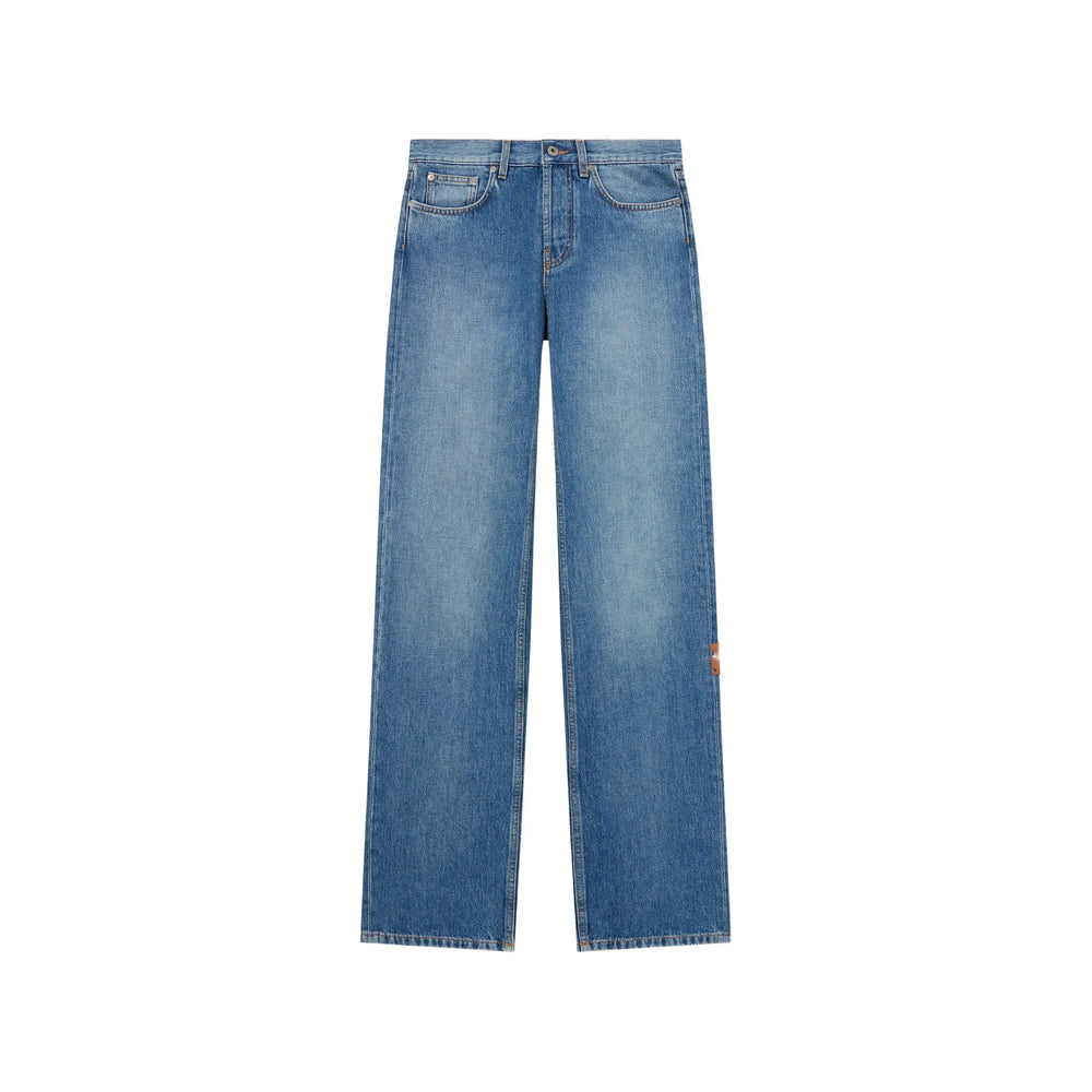 Off-White Blue Denim - Straight-Leg Jeans Women OFF-WHITE