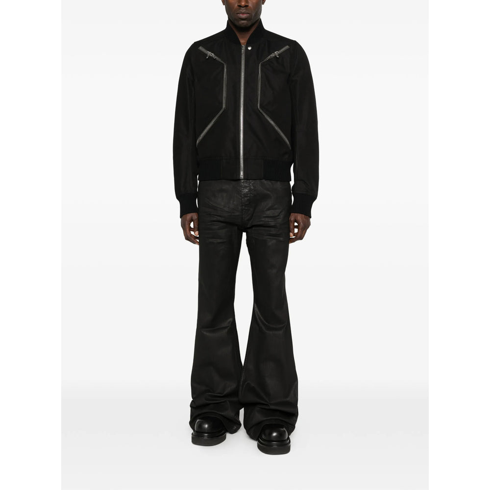 Rick Owens Black Jackets - Bomber Jackets Men RICK OWENS