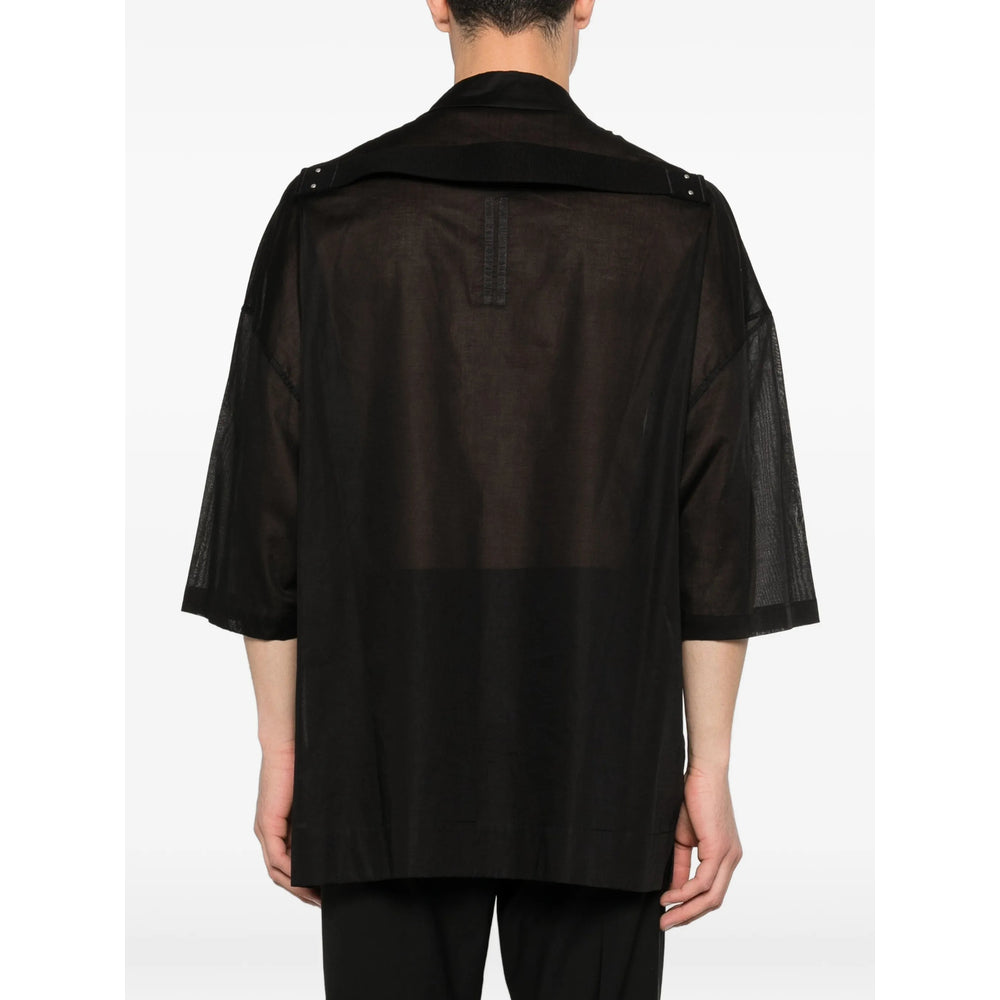 Rick Owens Black Shirts Men RICK OWENS