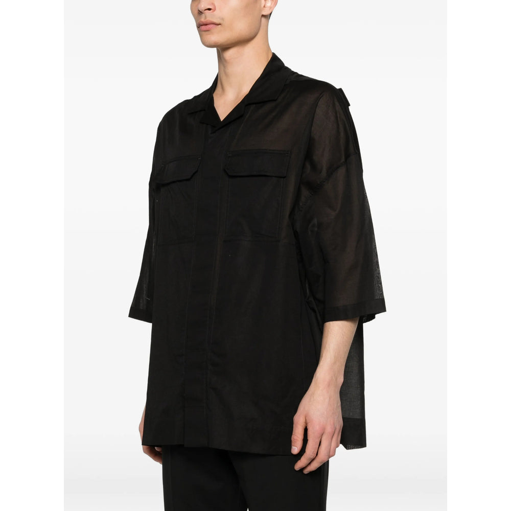 Rick Owens Black Shirts Men RICK OWENS