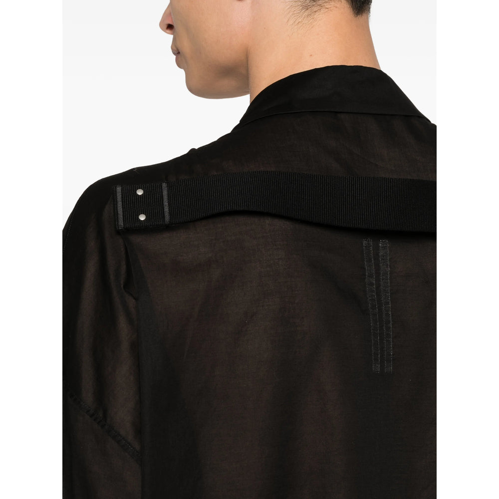 Rick Owens Black Shirts Men RICK OWENS