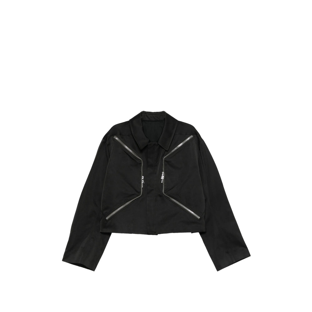 Rick Owens Black Jackets - Shirt Jackets Men RICK OWENS