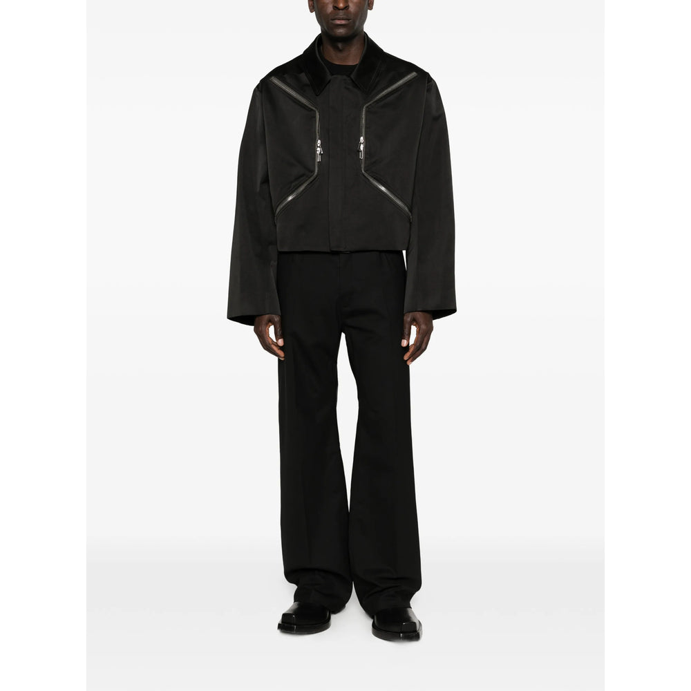 Rick Owens Black Jackets - Shirt Jackets Men RICK OWENS
