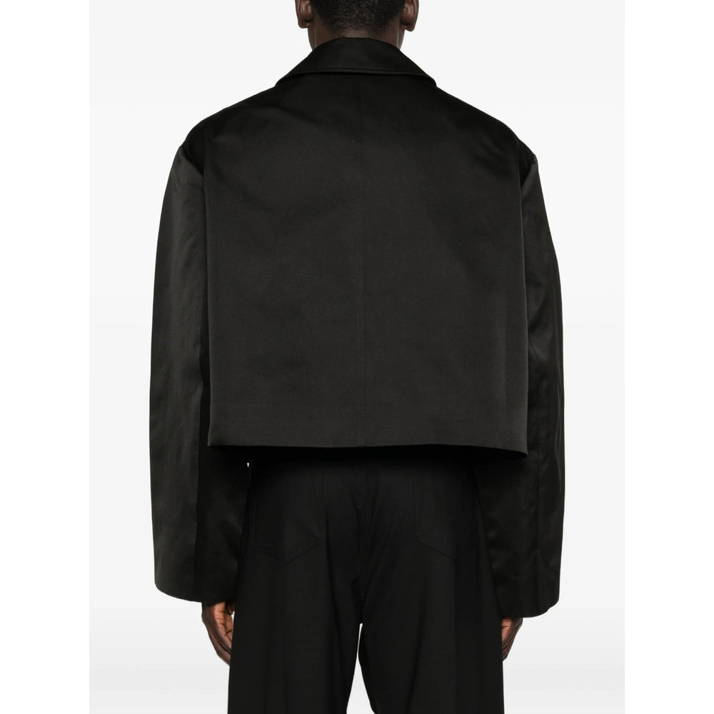 Rick Owens Black Jackets - Shirt Jackets Men RICK OWENS
