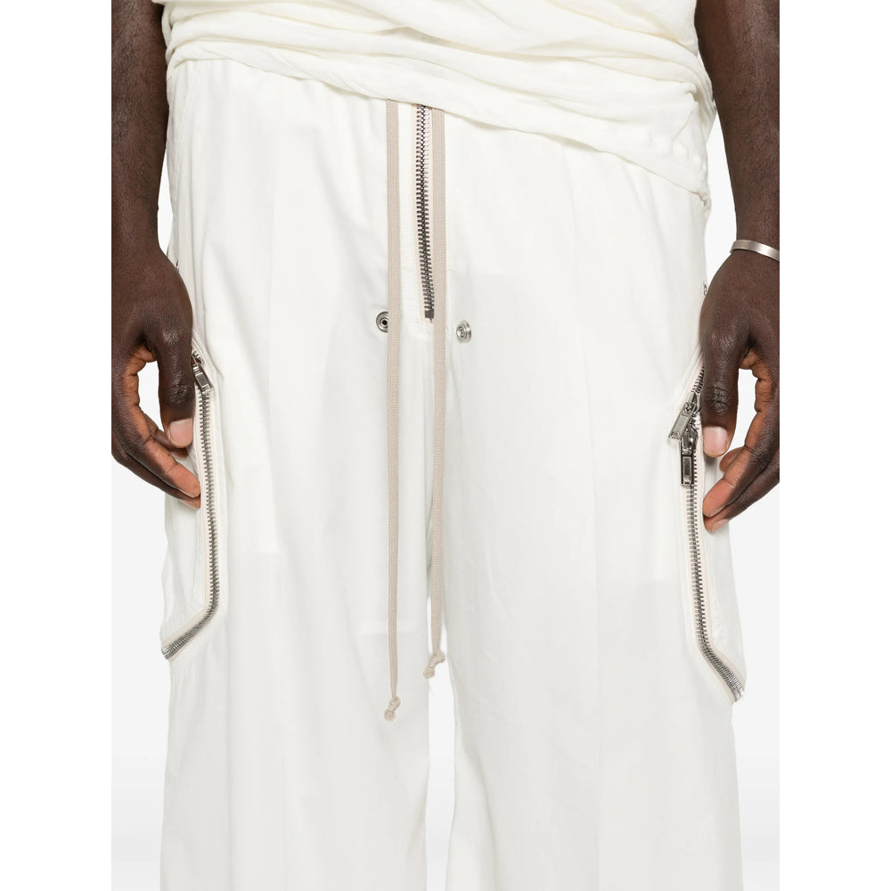 Rick Owens White Trousers - Regular & Straight-Leg Trousers Men RICK OWENS