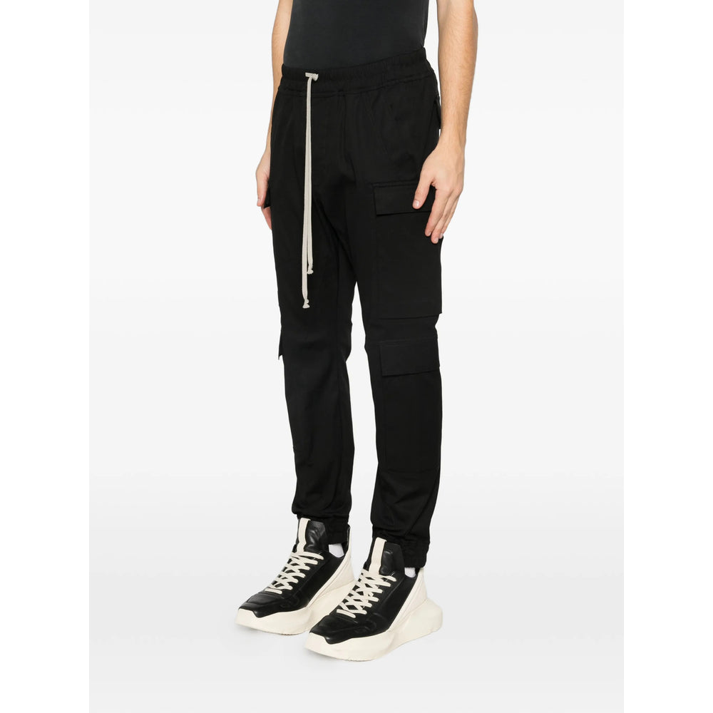Rick Owens Black Trousers - Tapered Trousers Men RICK OWENS