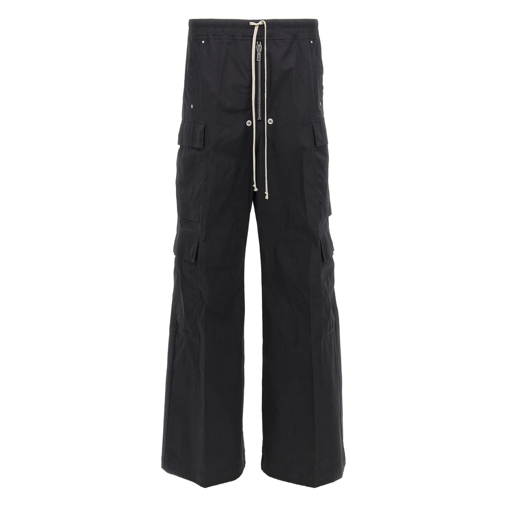 Rick Owens Black Trousers - Wide-Leg Trousers Men