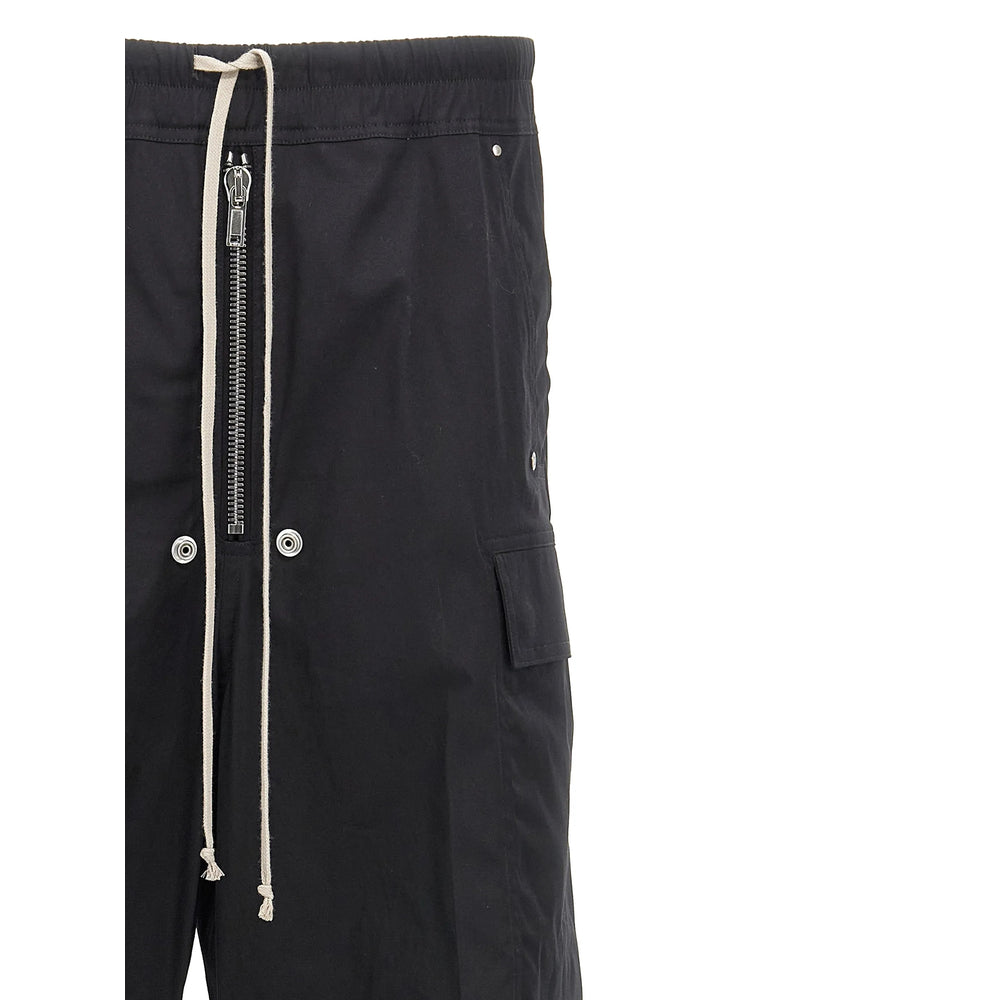 Rick Owens Black Trousers - Wide-Leg Trousers Men