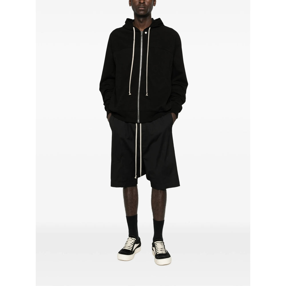 Rick Owens Black Shorts - Drop-Crotch Shorts Men RICK OWENS