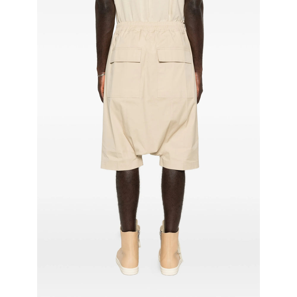 Rick Owens Neutrals Shorts - Drop-Crotch Shorts Men RICK OWENS