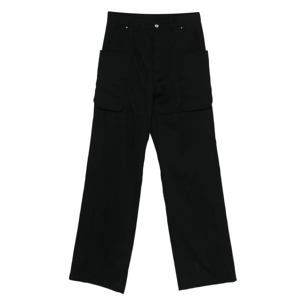 Rick Owens Black Trousers - Wide-Leg Trousers Men