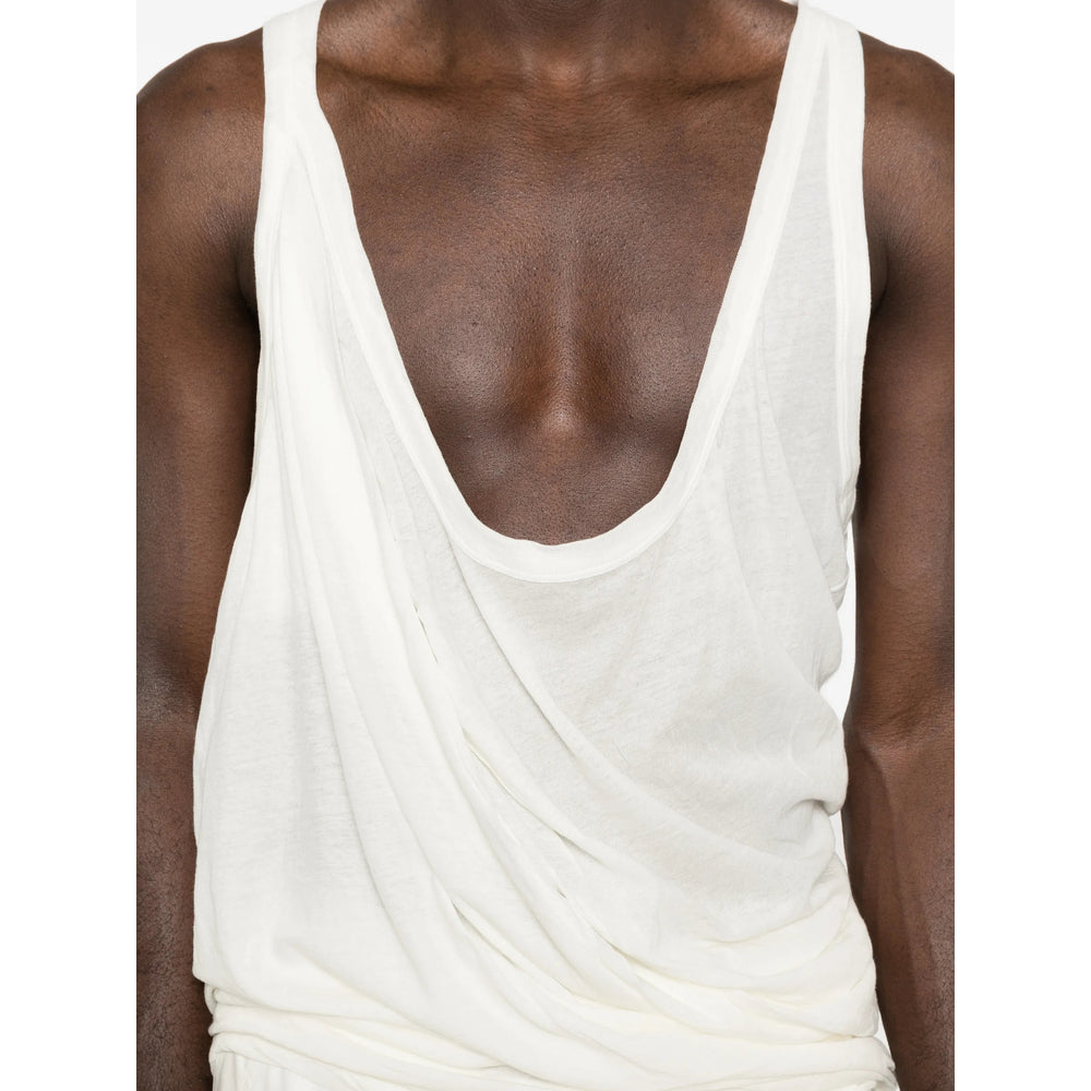 Rick Owens White T-Shirts & Vests - Vests & Tanks Men RICK OWENS