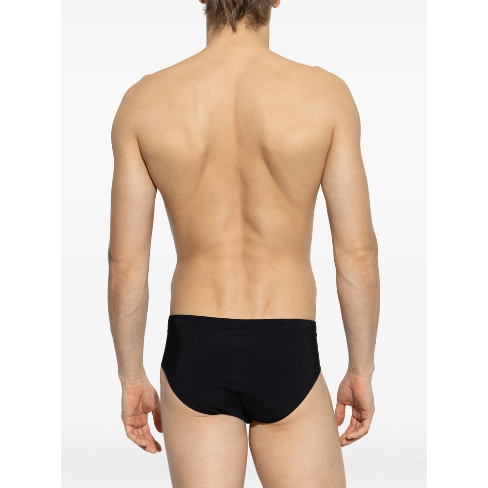 Rick Owens Black Beachwear - Swimming Trunks Men RICK OWENS