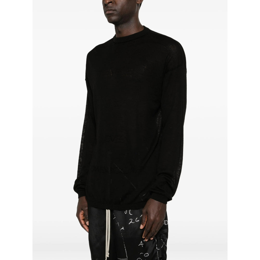 Rick Owens Black Sweaters & Knitwear - Jumpers Men RICK OWENS