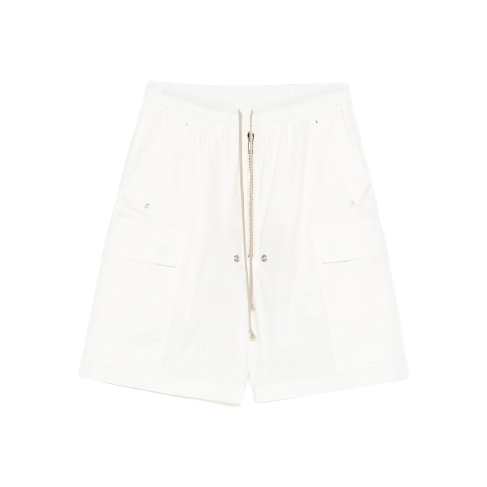 Rick Owens White Shorts - Cargo Shorts Men RICK OWENS