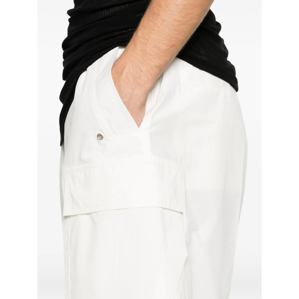Rick Owens White Shorts - Cargo Shorts Men RICK OWENS