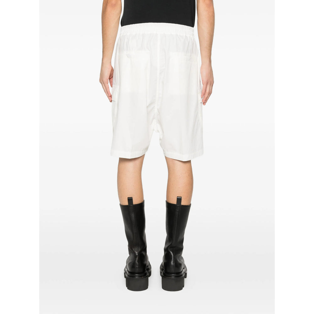 Rick Owens White Shorts - Cargo Shorts Men RICK OWENS