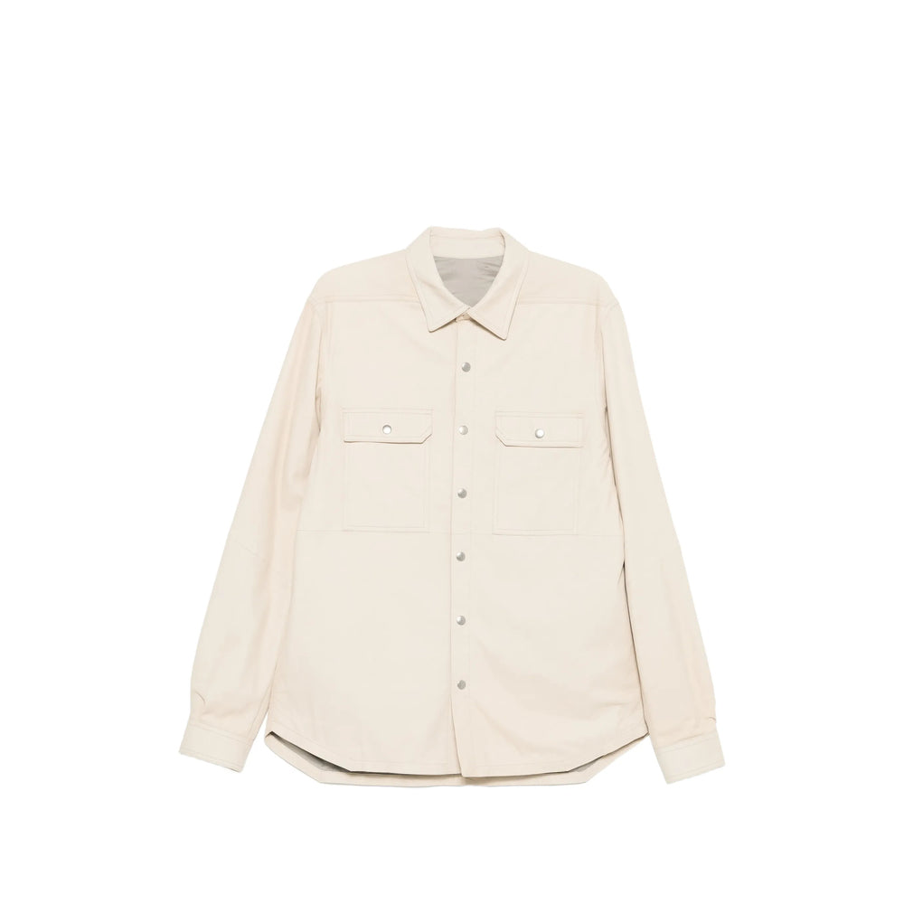 Rick Owens Neutrals Jackets - Shirt Jackets Men RICK OWENS