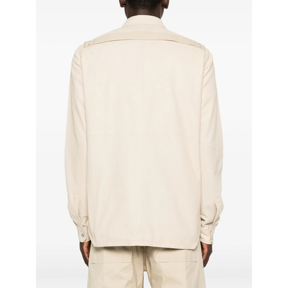 Rick Owens Neutrals Jackets - Shirt Jackets Men RICK OWENS