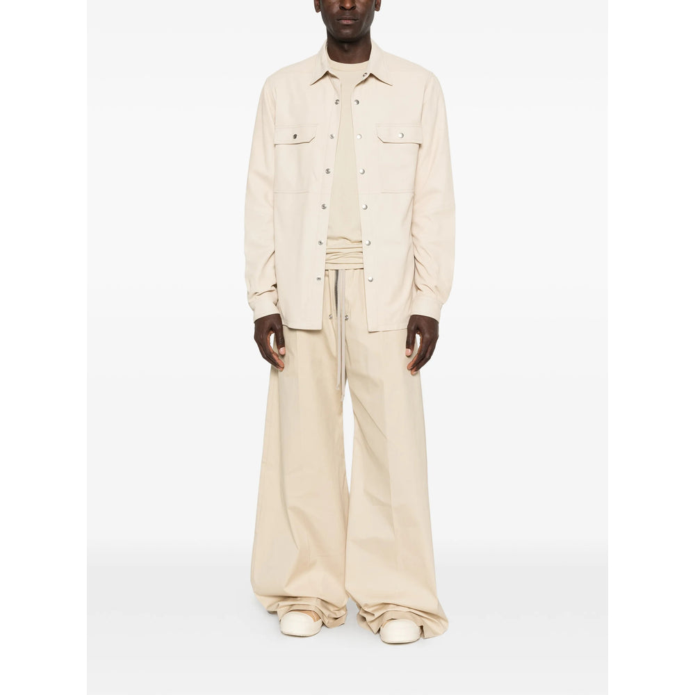 Rick Owens Neutrals Jackets - Shirt Jackets Men RICK OWENS