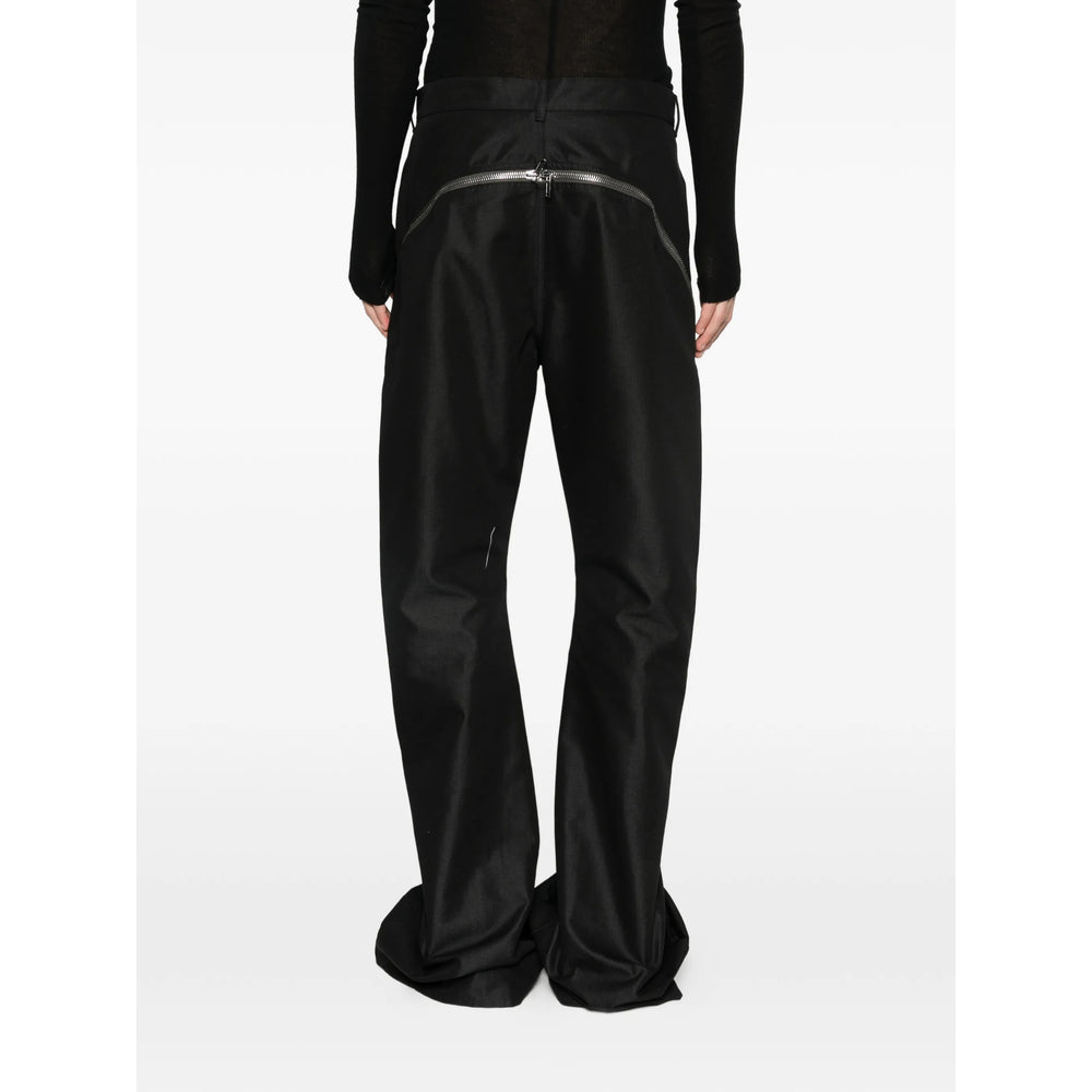 Rick Owens Black Trousers - Regular & Straight-Leg Trousers Men RICK OWENS