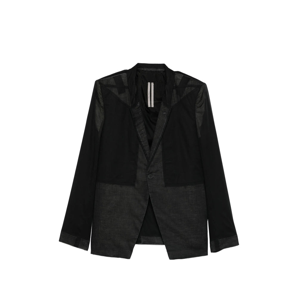 Rick Owens Black Jackets - Blazers Men RICK OWENS