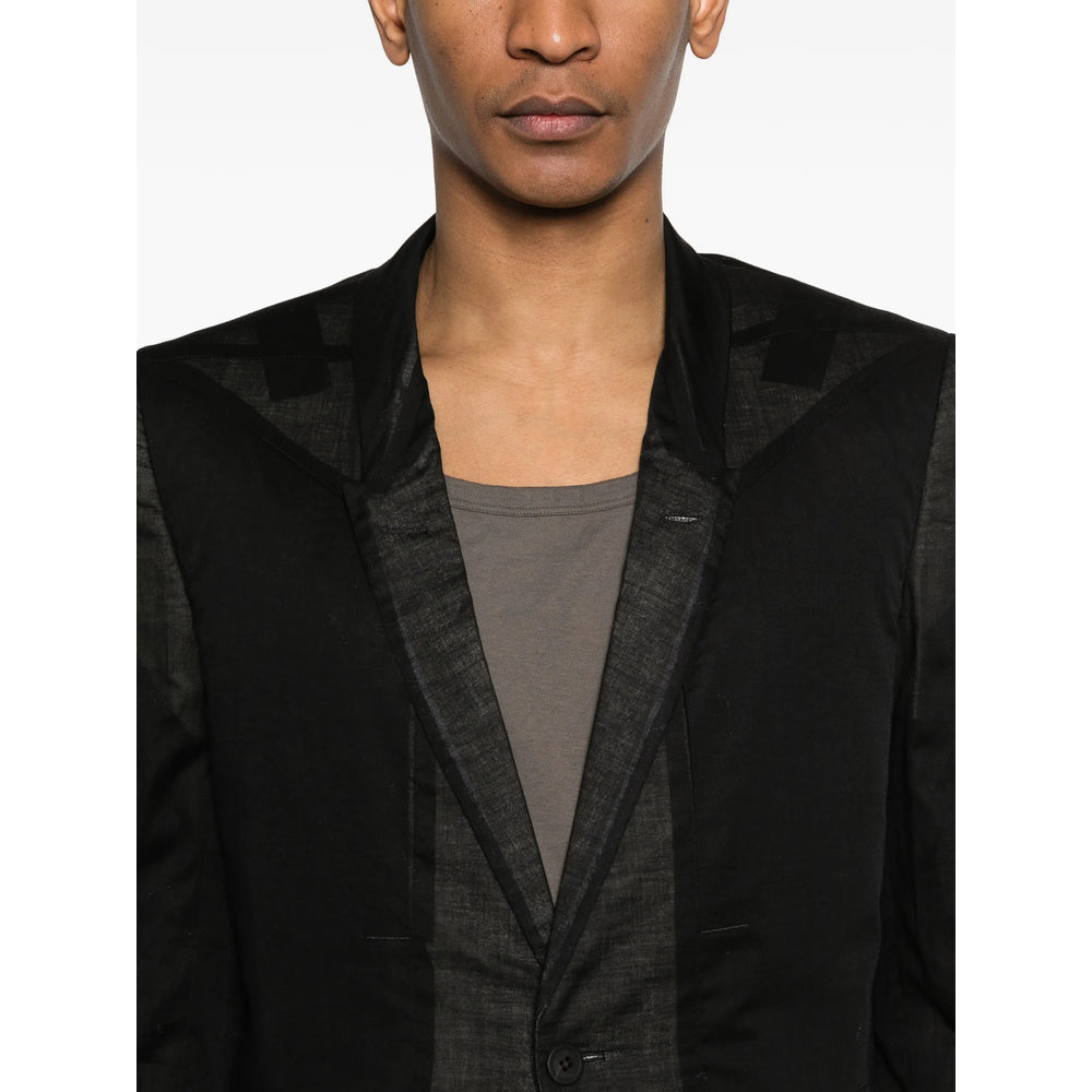Rick Owens Black Jackets - Blazers Men RICK OWENS