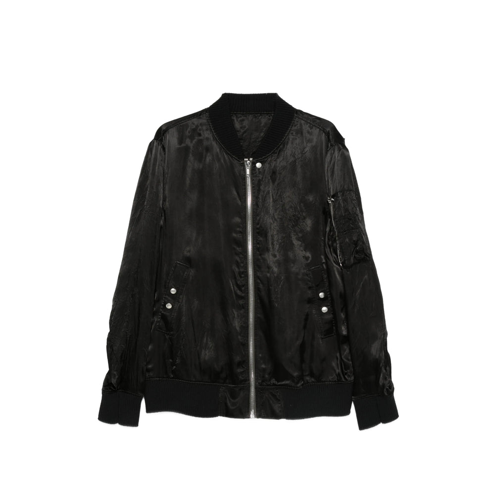 Rick Owens Black Jackets - Bomber Jackets Men RICK OWENS