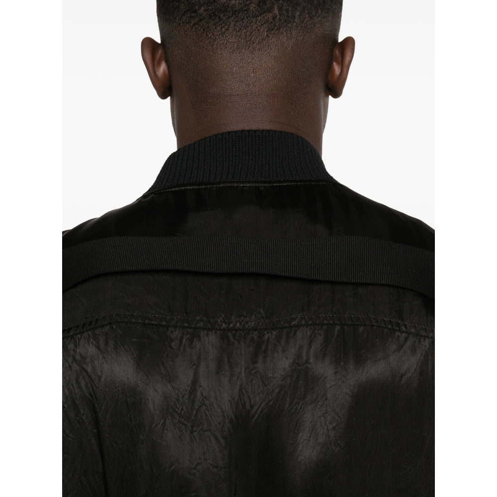 Rick Owens Black Jackets - Bomber Jackets Men RICK OWENS