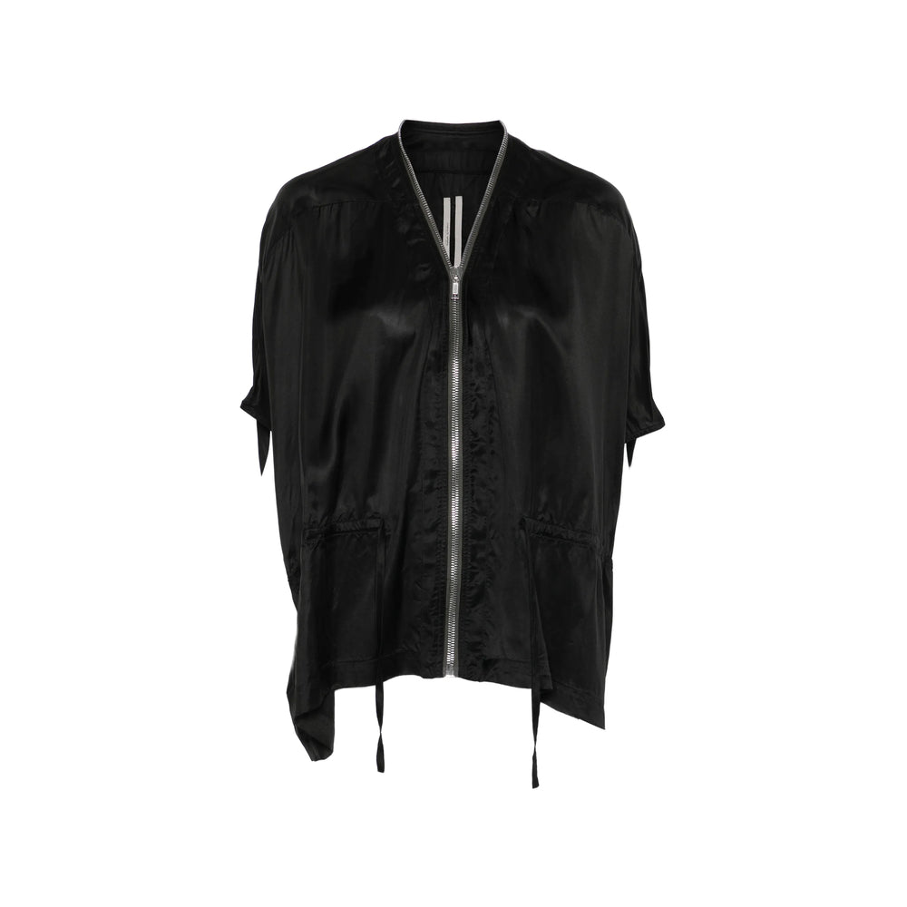 Rick Owens Black Jackets - Capes & Ponchos Women RICK OWENS