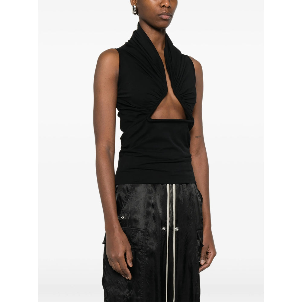 Rick Owens Black Tops - Vests & Tank Tops Women RICK OWENS