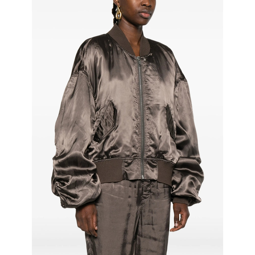 Rick Owens Brown Jackets - Bomber Jackets Women RICK OWENS
