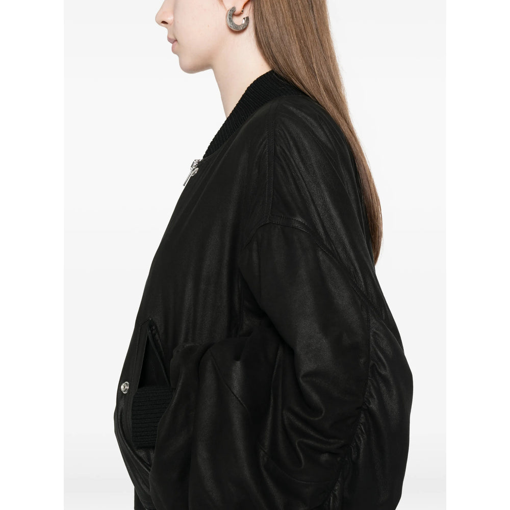 Rick Owens Black Jackets - Bomber Jackets Women RICK OWENS