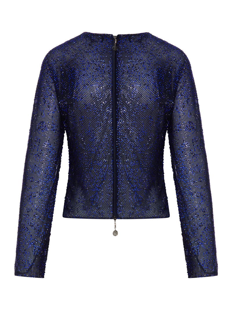 Giorgio Armani Women Top Completely Covered With Rhinestone GIORGIO ARMANI