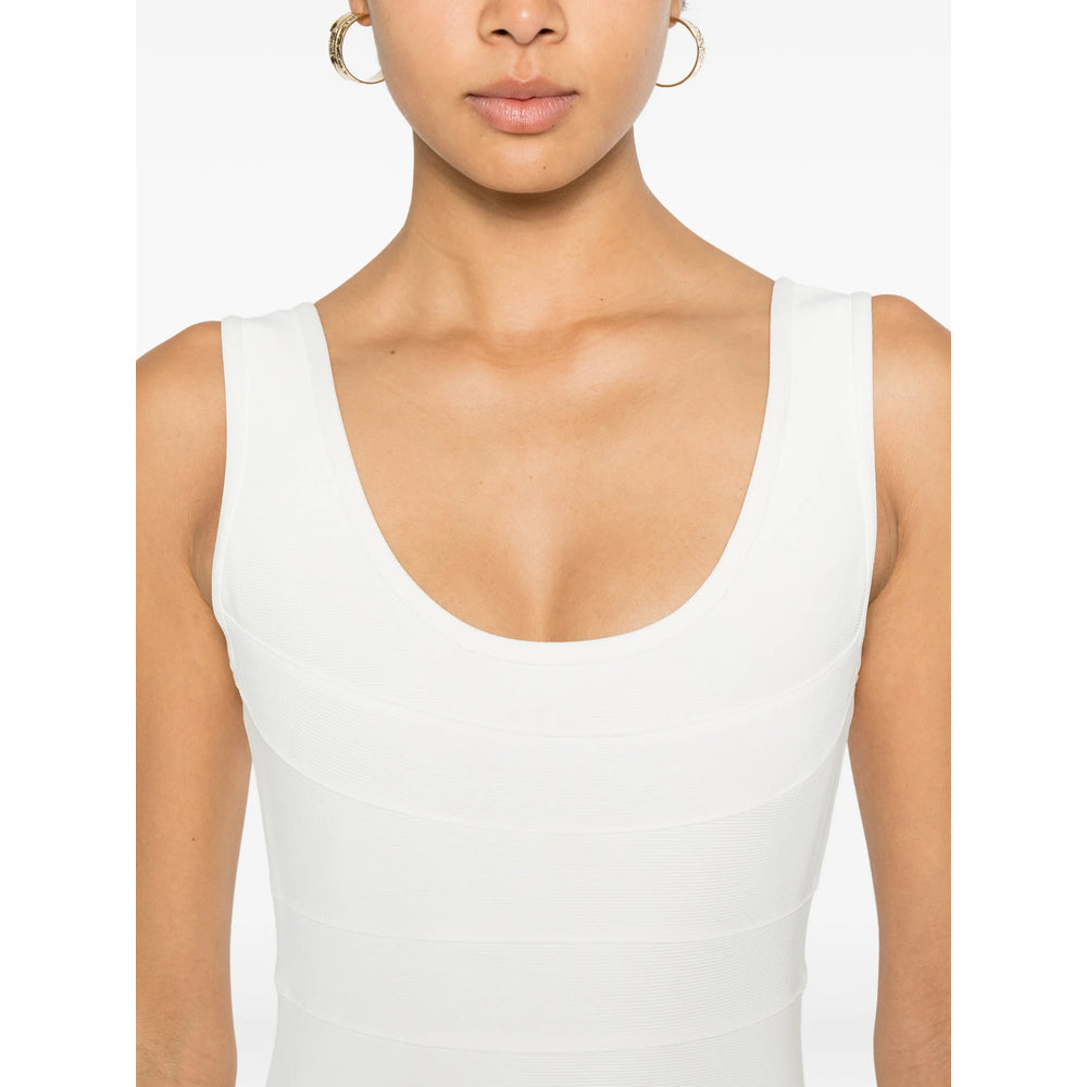 Herve Leger White Dresses - Day Dresses Women HERVE LEGER