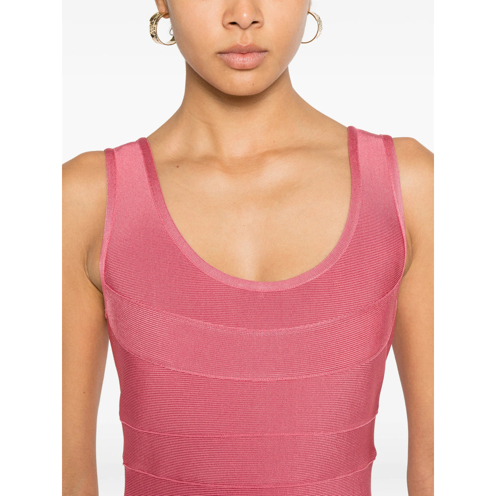 Herve Leger Pink Dresses - Day Dresses Women HERVE LEGER