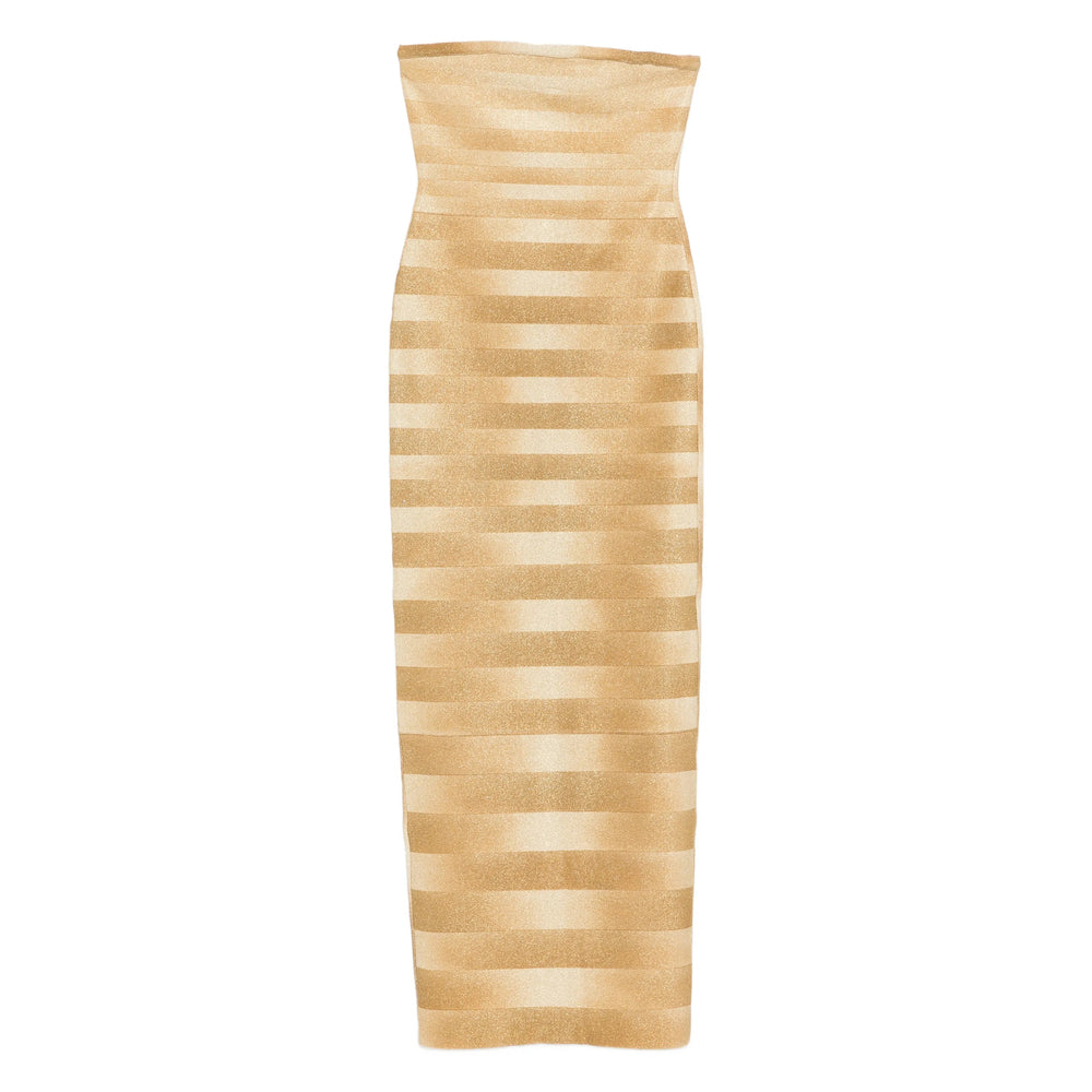 Herve Leger Gold Dresses - Evening Dresses Women HERVE LEGER