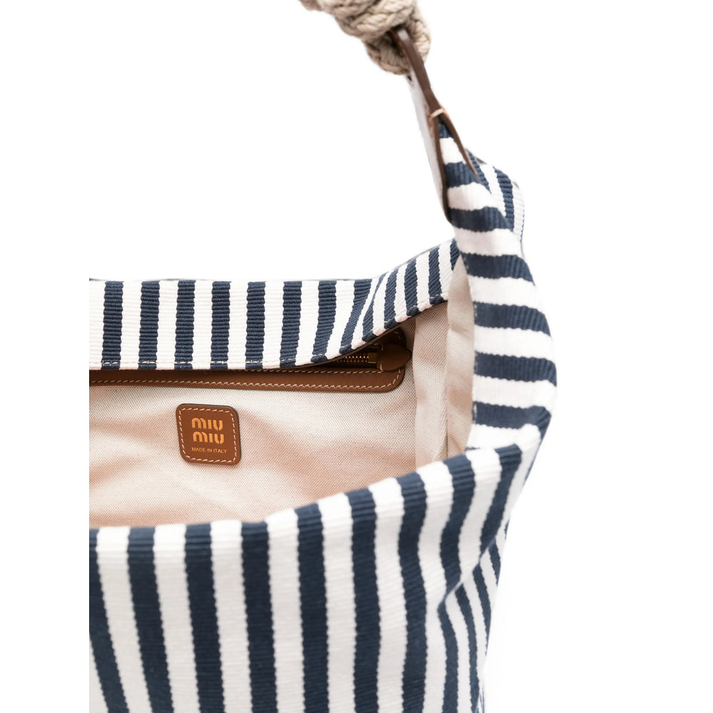 Miu Miu Blue Shoulder Bags Women MIU MIU