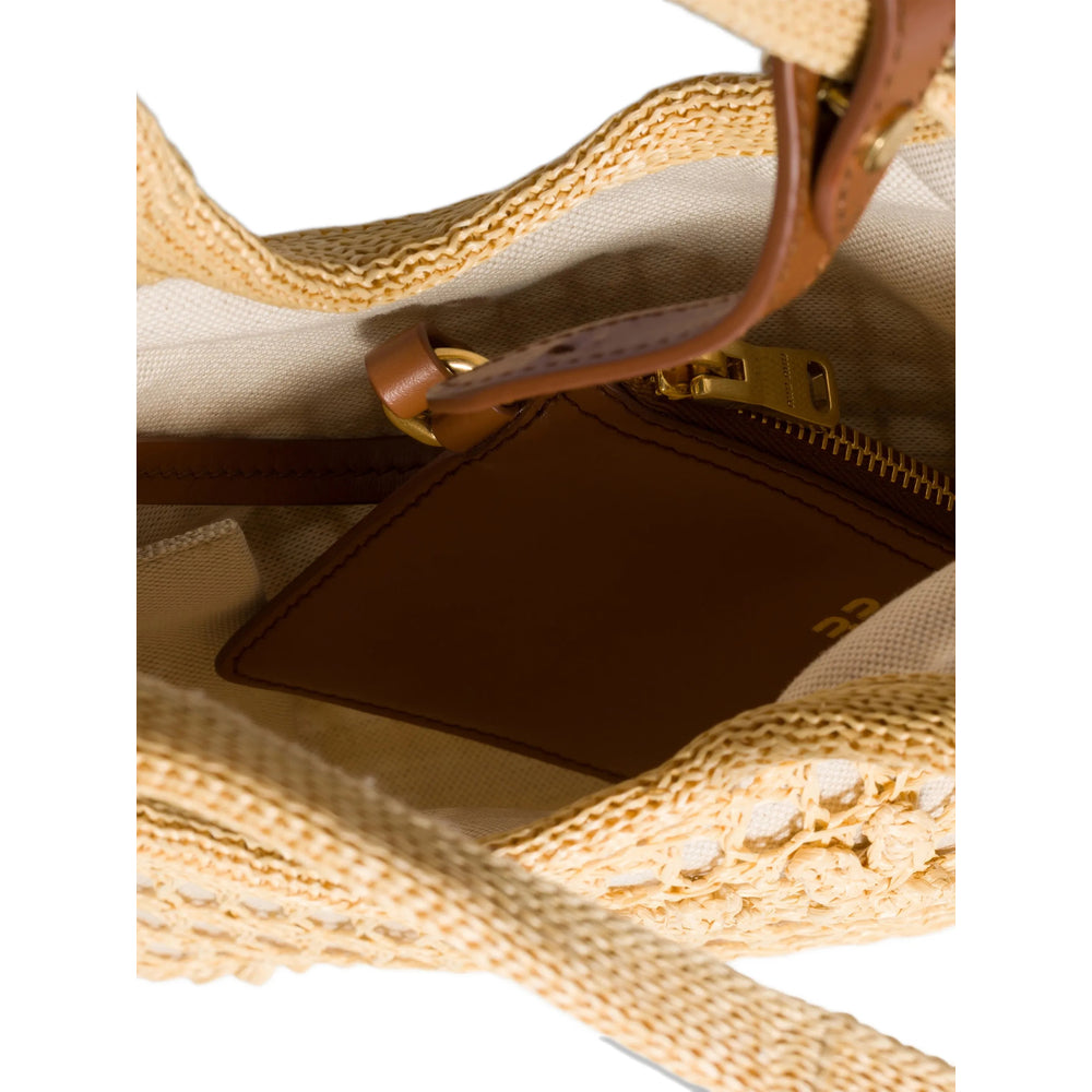 Miu Miu Women Biege Crochet Ivy Handbag MIU MIU