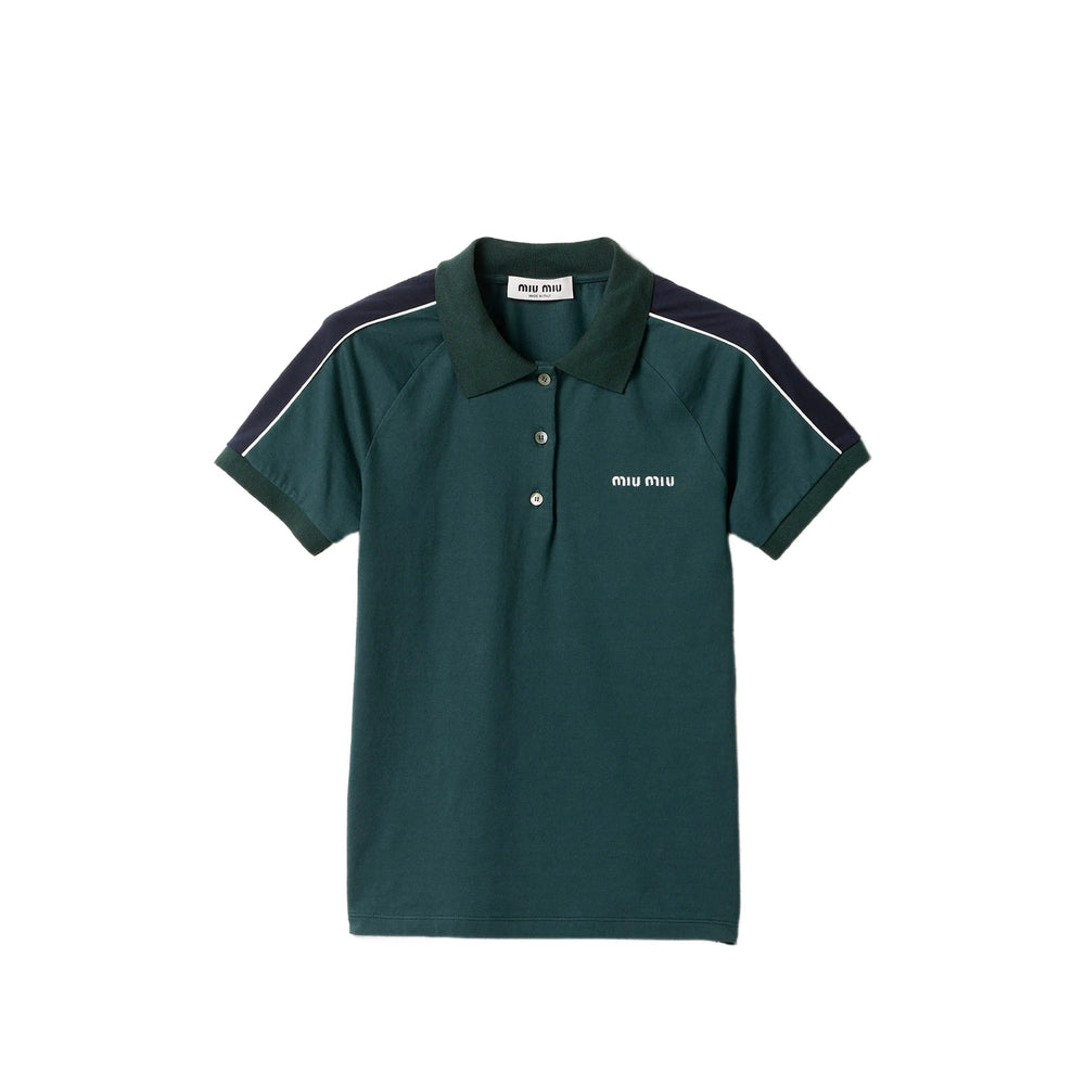 Miu Miu Green Tops - Polo Tops Women MIU MIU