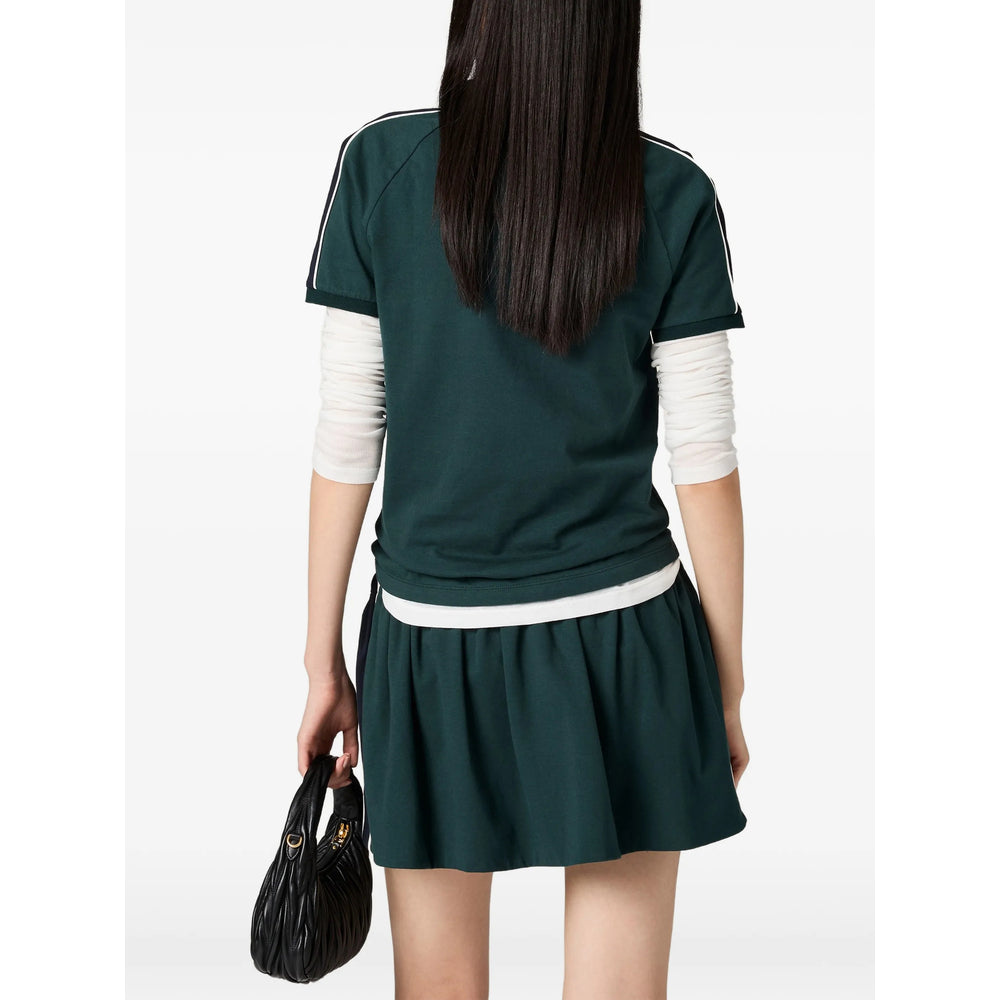 Miu Miu Green Tops - Polo Tops Women MIU MIU