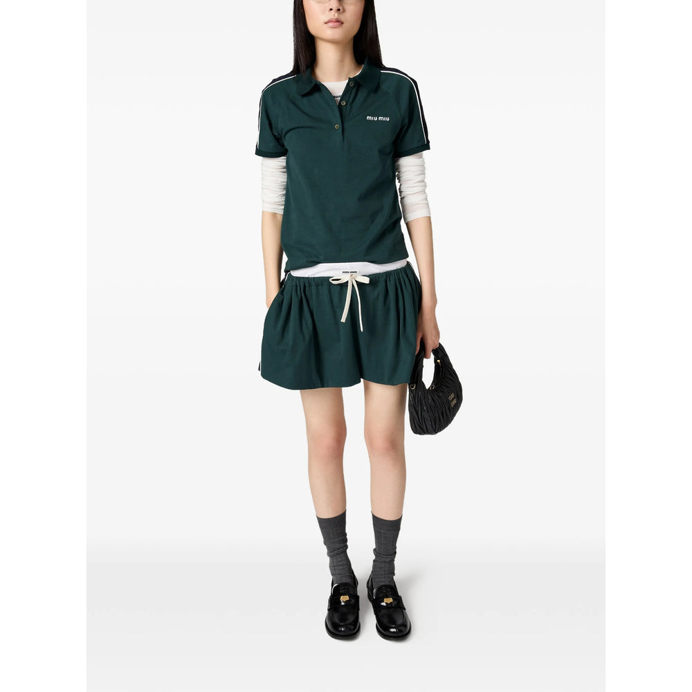Miu Miu Green Tops - Polo Tops Women MIU MIU