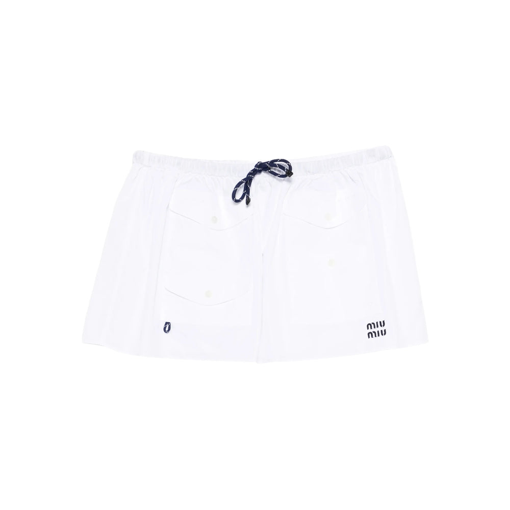 Miu Miu White Skirts - A-Line Skirts Women MIU MIU