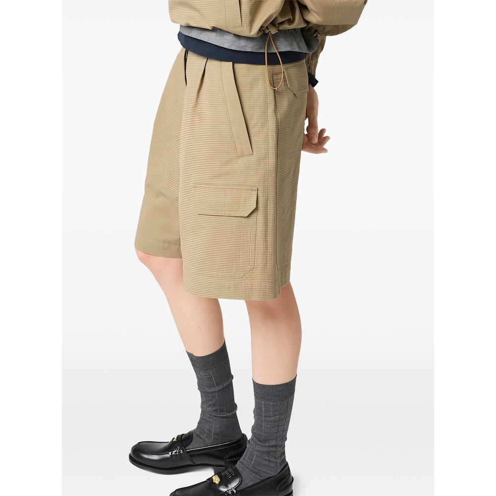 Miu Miu Neutrals Shorts - Tailored Shorts Women MIU MIU